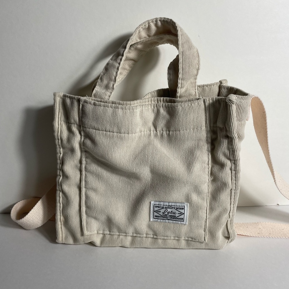 Letu Canvas Tote Bag - Cream